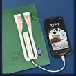 Leather Cover Notebook With Power Bank | https://www.bestnamebadges.com