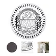 3" 3D Round Metal Fridge Magnet Souvenir, Full Color Custom | https://www.bestnamebadges.com