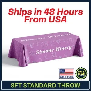 8ft x 30"T x 29"H Standard Throw ( 4 Sided ) 48 Hour Service