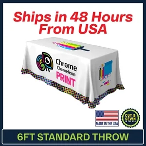 6ft x 30"T x 36"H Standard Throw ( 4 Sided ) 48 Hour Service
