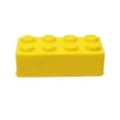 Construction Building Block Shape Stress Ball | https://www.bestnamebadges.com