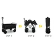 Large Capacity Collapsible Foldable Wagon Cart | https://www.bestnamebadges.com