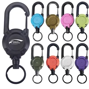 Retractable Keychain Heavy Duty With Stainless Steel Cord