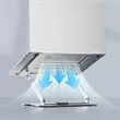 Adjustable Ergonomic Foldable Rotatable Laptop Stand | https://www.bestnamebadges.com