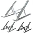 Foldable Adjustable Laptop Notebook Stand Riser Holder | https://www.bestnamebadges.com