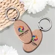 Promo Oval Wooden Key Holder | https://www.bestnamebadges.com