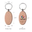 Promo Oval Wooden Key Holder | https://www.bestnamebadges.com