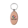 Promo Oval Wooden Key Holder | https://www.bestnamebadges.com