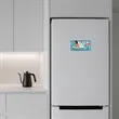 4.7"x 2.35" Full Color Custom 3D Fridge Magnet Souvenir | https://www.bestnamebadges.com