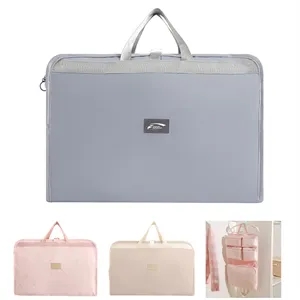 Multi-Compartment Hanging Travel Toiletry Storage Bag.