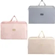 Multi-Compartment Hanging Travel Toiletry Storage Bag. | https://www.bestnamebadges.com