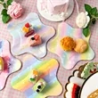 10 Pcs Star Shaped Decorative Disposable Paper Plates | https://www.bestnamebadges.com