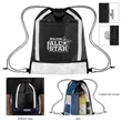 Game Time rPET Reflective Drawstring Bag | https://www.bestnamebadges.com