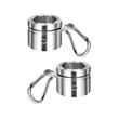 1",1.25",1.5",2" Silver Plastic Rotating Flagpole Clips | https://www.bestnamebadges.com