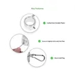 1",1.25",1.5",2" Silver Plastic Rotating Flagpole Clips | https://www.bestnamebadges.com
