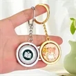 Custom Logo Metal Round Keychain Promotional Gift | https://www.bestnamebadges.com