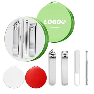 In Stock Stainless Steel Nail Clipper Set Custom Logo