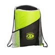 Sprint Angled Drawstring Sports Bag With Pockets | https://www.bestnamebadges.com