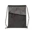 Tonal Heathered Non-Woven Drawstring Backpack | https://www.bestnamebadges.com