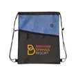 Tonal Heathered Non-Woven Drawstring Backpack | https://www.bestnamebadges.com
