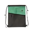 Tonal Heathered Non-Woven Drawstring Backpack | https://www.bestnamebadges.com