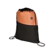 Tonal Heathered Non-Woven Drawstring Backpack | https://www.bestnamebadges.com