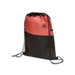 Tonal Heathered Non-Woven Drawstring Backpack | https://www.bestnamebadges.com