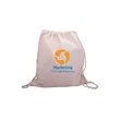 Cotton Canvas Drawstring Bag | https://www.bestnamebadges.com