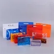 Colored PVC Cosmetic And Toiletries Packaging Zipper Handbag | https://www.bestnamebadges.com