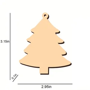 DIY Hand-Painted Wooden Christmas Decoration