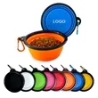 Custom Collapsible Silicone Pet Bowls | https://www.bestnamebadges.com