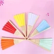 DIY Kindergarten Handmade Drawing Blank Foldable Paper Fan | https://www.bestnamebadges.com