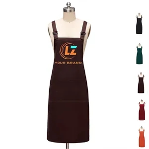 Waterproof Oil-Proof And Plain Apron In Kitchen