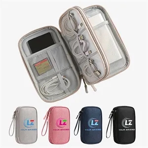 Data Cable Headphones Flash Drive Digital Storage Bag