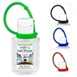 Compact Hand Sanitizer Gel w/ Leash | https://www.bestnamebadges.com
