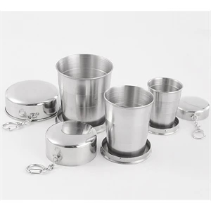 Stainless Steel Travel Folding Collapsible Cup