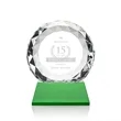 Seville Award on Entwhistle Base - Green | https://www.bestnamebadges.com