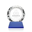 Seville Award on Entwhistle Base - Blue | https://www.bestnamebadges.com