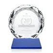 Seville Award on Entwhistle Base - Blue | https://www.bestnamebadges.com