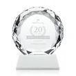Seville Award on Entwhistle Base - White | https://www.bestnamebadges.com