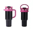 40oz Stainless Steel Tumbler Car Cup With Straw Lid | https://www.bestnamebadges.com