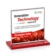 Sahara VividPrint™ Award - Red | https://www.bestnamebadges.com