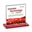 Sahara VividPrint™ Award - Red | https://www.bestnamebadges.com