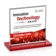 Sahara VividPrint™ Award - Red | https://www.bestnamebadges.com