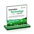 Sahara VividPrint™ Award - Green | https://www.bestnamebadges.com