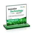 Sahara VividPrint™ Award - Green | https://www.bestnamebadges.com