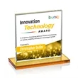 Sahara VividPrint™ Award - Amber | https://www.bestnamebadges.com