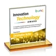 Sahara VividPrint™ Award - Amber | https://www.bestnamebadges.com