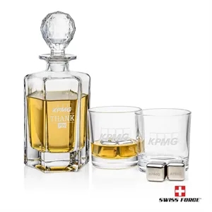 Govenor Decanter Set & Ice Cubes | https://www.bestnamebadges.com