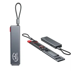 Versatile 3-in-1 Braided Charging Cable for Multiple Devices